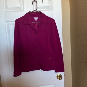 Purple blazer almost like new.
